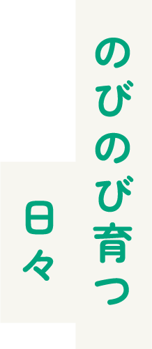 のびのび育つ日々